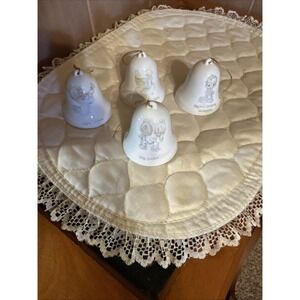 Precious Moments Collectible Bells, ‎ Set Of 4.
